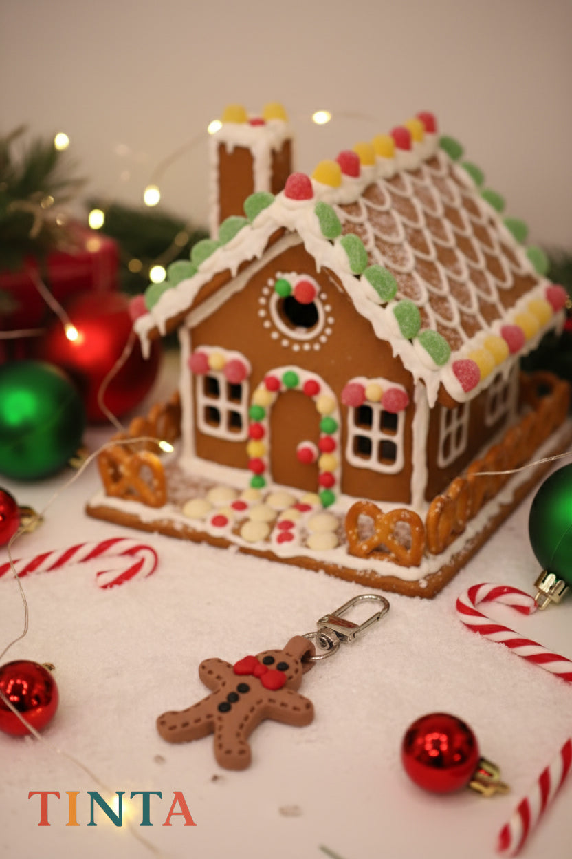 CookieMan Keychain | Christmas Bag Charm