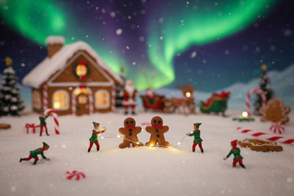 Gingerbread Man Stud | Christmas Special | Polymer Clay Earring