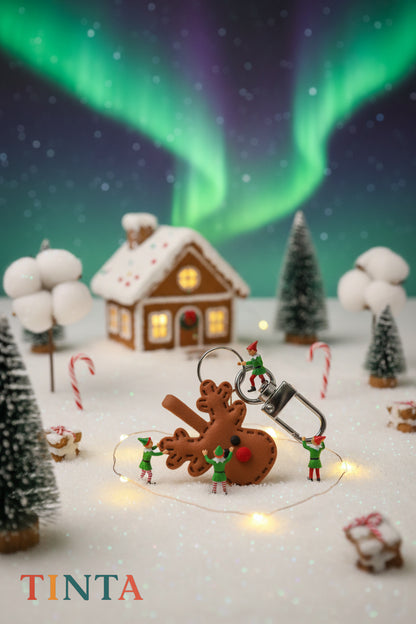 Renold the Reindeer Keychain | Christmas Bag Charm