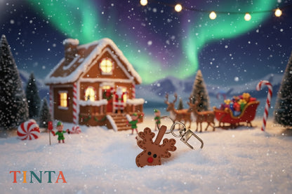 Renold the Reindeer Keychain | Christmas Bag Charm