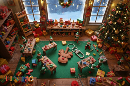 Renold the Reindeer Keychain | Christmas Bag Charm