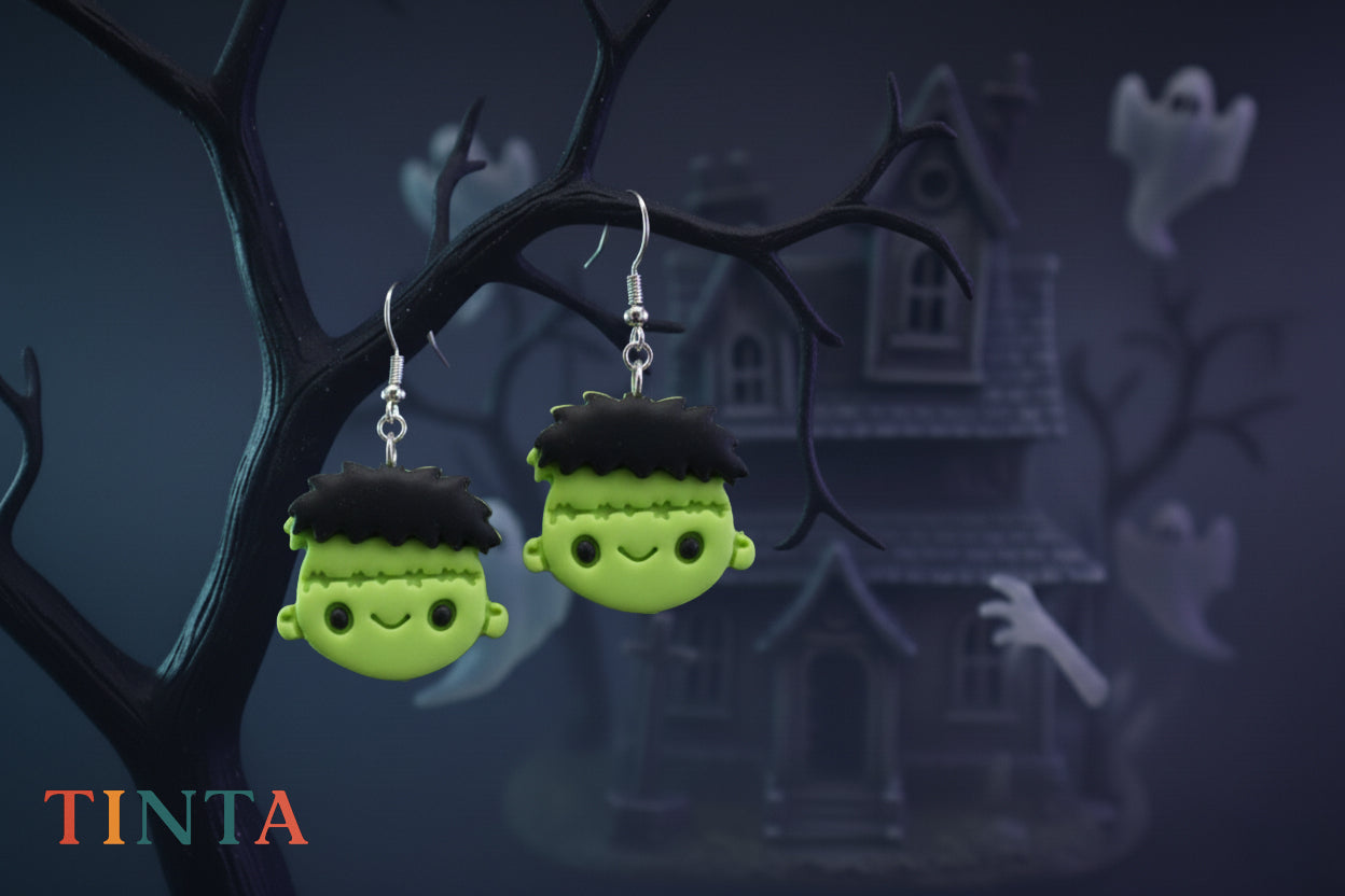 Frankenstein Dangles | Halloween Special | Polymer Clay Earring