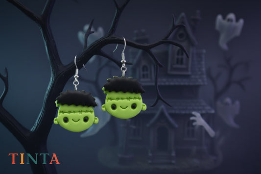 Frankenstein Dangles | Halloween Special | Polymer Clay Earring