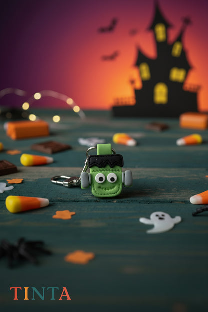 Spooky-Cute Frankenstein Keychain | The Best Halloween Bag Charm