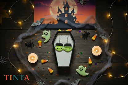 Frankenstein Dangles | Halloween Special | Polymer Clay Earring
