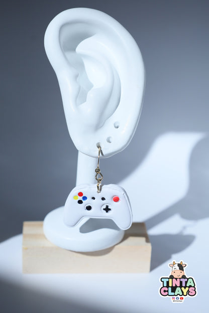 Handmade Retro Game Console Earrings | Gamer Polymer Clay Earrings | Cute Gaming Jewelry