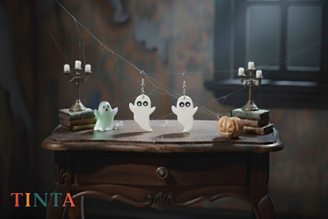Ghost Dangles | Halloween Special | Polymer Clay Earring