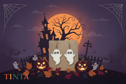 Ghost Dangles | Halloween Special | Polymer Clay Earring