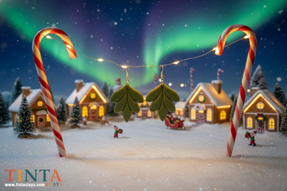 Green Leaf | Christmas Special | Polymer Clay Earring