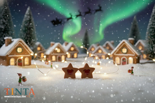 Star Jam-Filled Cookie Stud | Christmas Special | Polymer Clay Earring