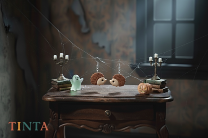 Porcupine Dangles | Halloween Collections | Polymer Clay Earring