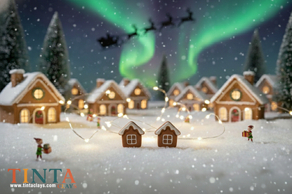 Mini Gingerbread House Stud | Christmas Special | Polymer Clay Earring