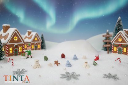 Holiday Mini Stud Set | Christmas Special | Polymer Clay Earring