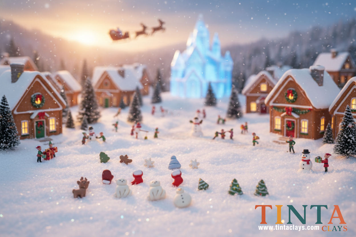 Holiday Mini Stud Set | Christmas Special | Polymer Clay Earring