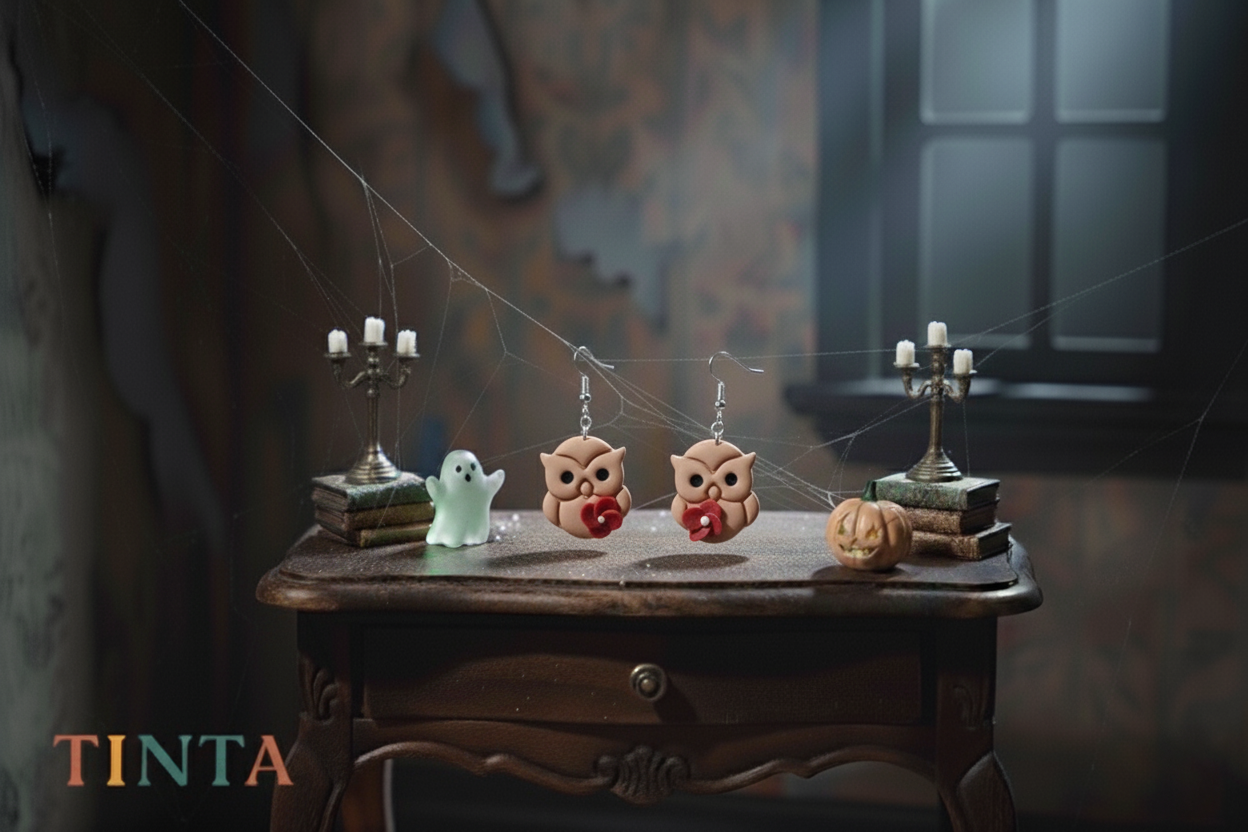 Owl Hoot Dangles | Halloween Collections | Polymer Clay Earring