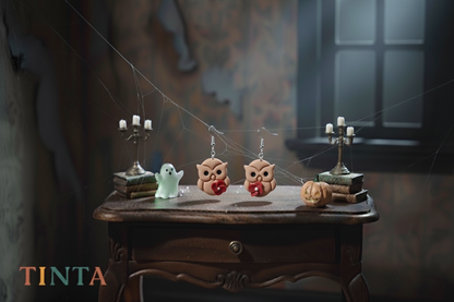 Owl Hoot Dangles | Halloween Collections | Polymer Clay Earring