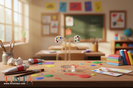 Paint Palette | BtS - Back to School | Polymer Clay Earring
