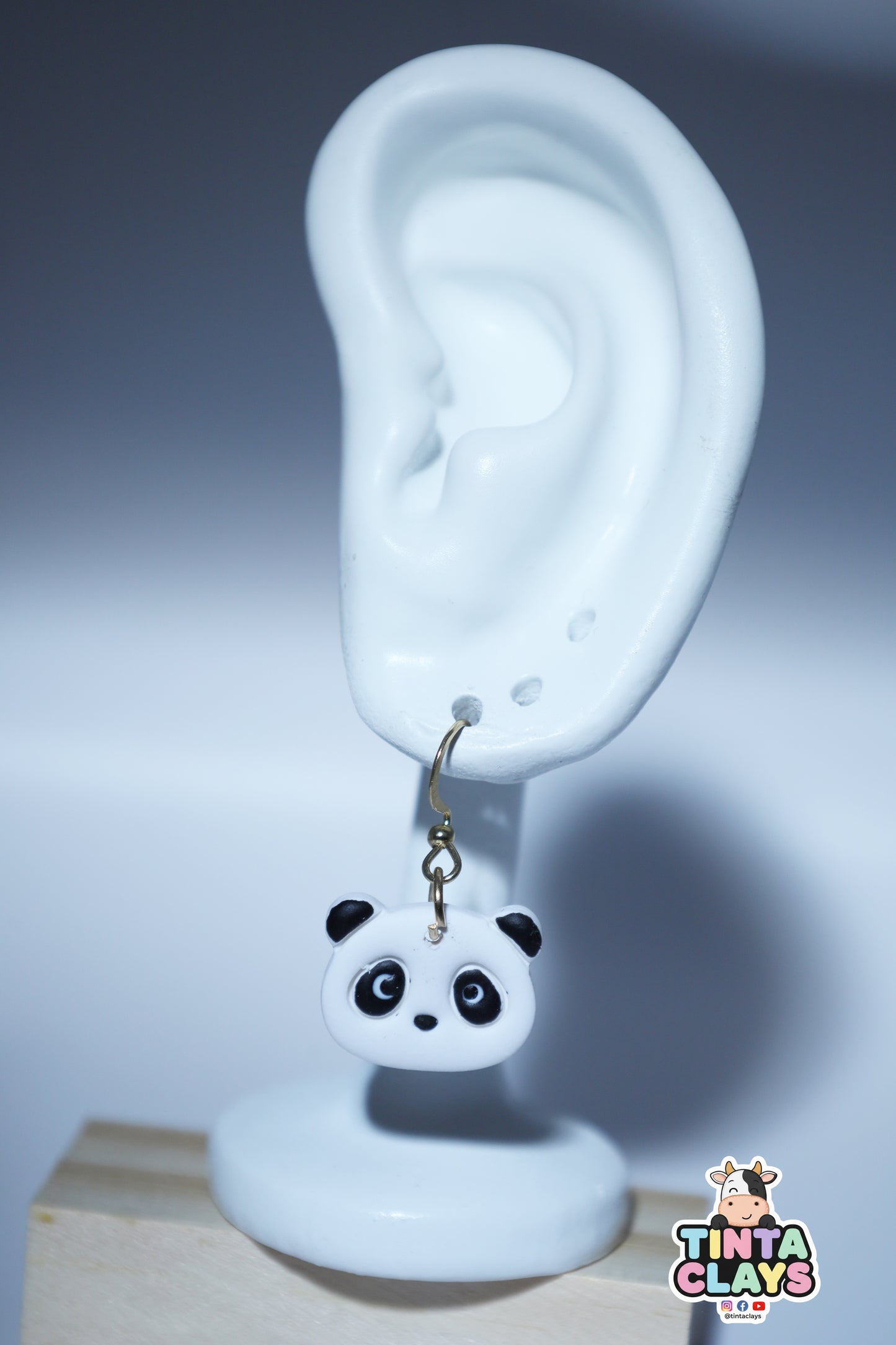 Cute Panda Dangle | Animal Collection | Polymer Clay Earring