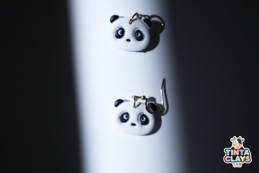 Cute Panda Dangle | Animal Collection | Polymer Clay Earring