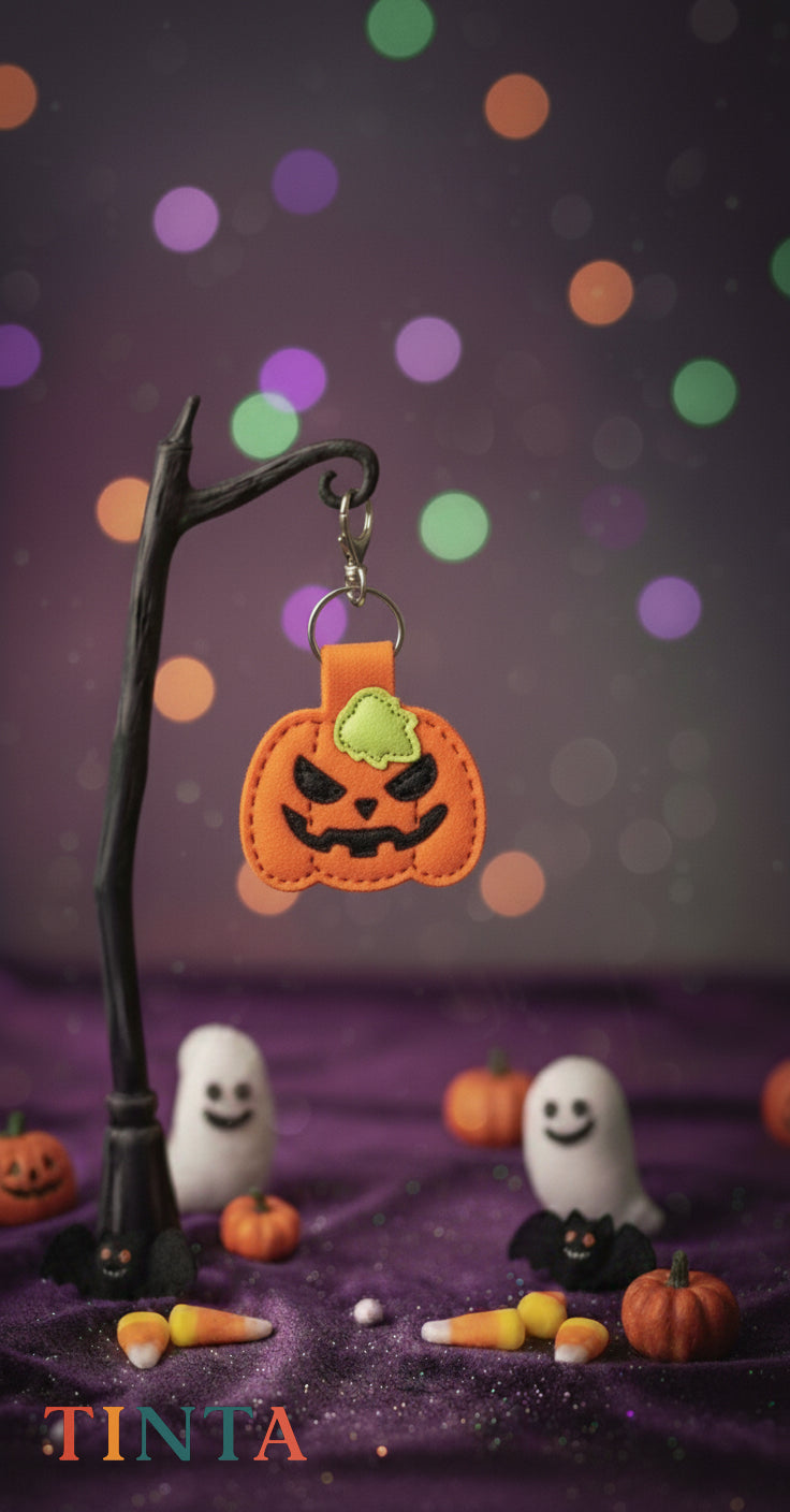 Spooky-Cute Pumpkin Keychain | The Best Halloween Bag Charm