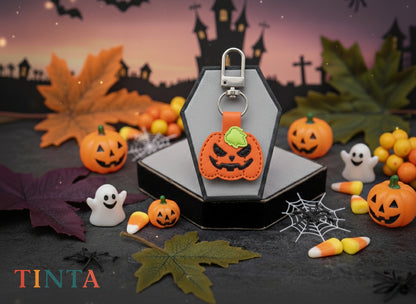 Spooky-Cute Pumpkin Keychain | The Best Halloween Bag Charm