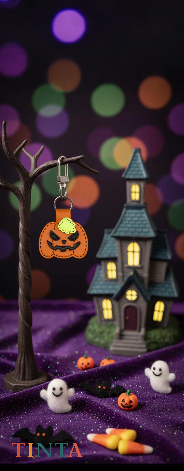 Spooky-Cute Pumpkin Keychain | The Best Halloween Bag Charm