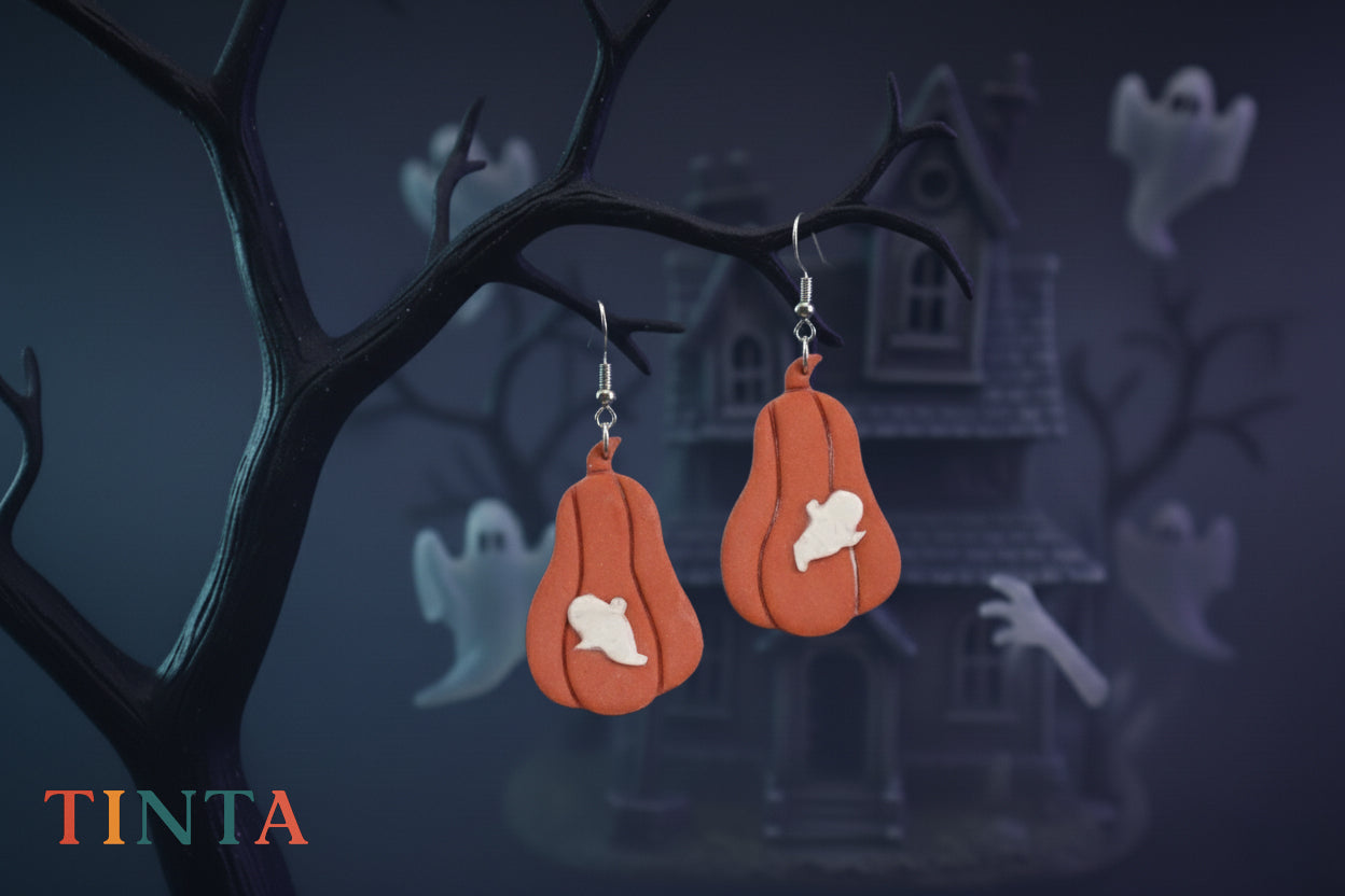 Pumpkin Dangles | Halloween Special | Polymer Clay Earring