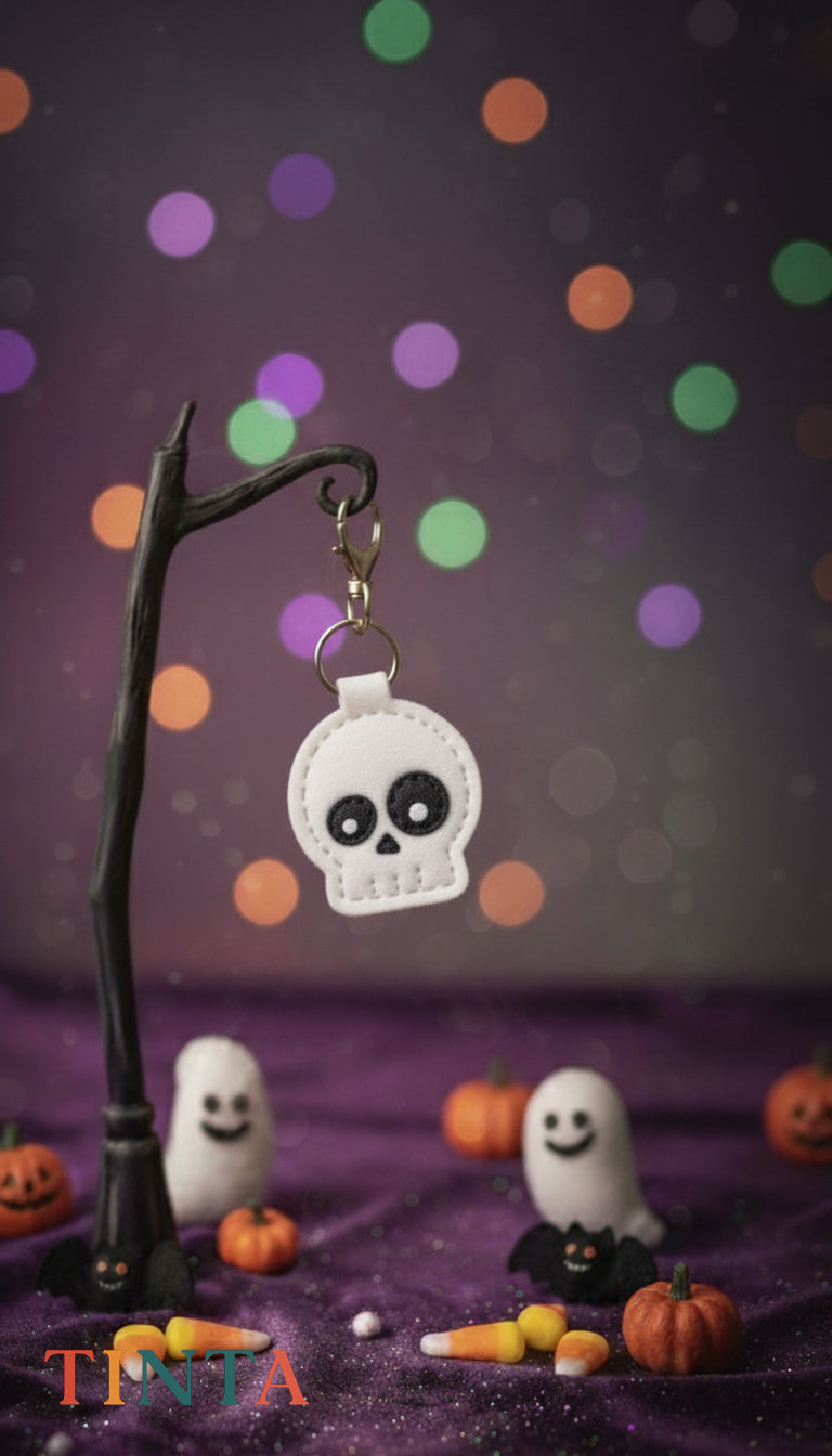 Spooky-Cute Skull Keychain | The Best Halloween Bag Charm
