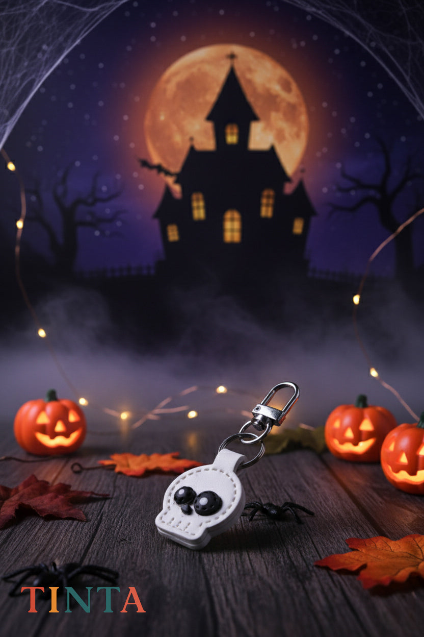 Spooky-Cute Skull Keychain | The Best Halloween Bag Charm