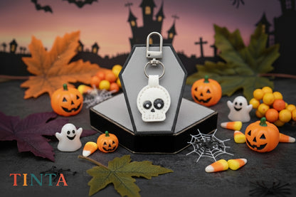 Spooky-Cute Skull Keychain | The Best Halloween Bag Charm