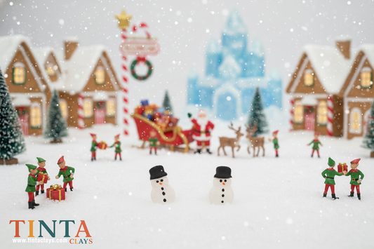 Snowman With Hat | Christmas Special | Polymer Clay Earring