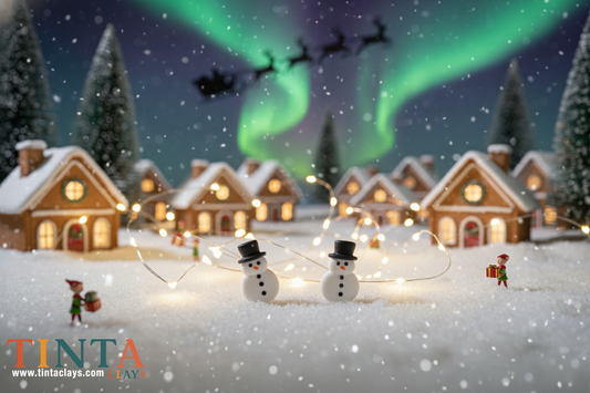 Snowman With Hat | Christmas Special | Polymer Clay Earring