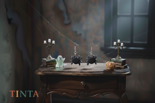 Spider Dangles | Halloween Collections | Polymer Clay Earring