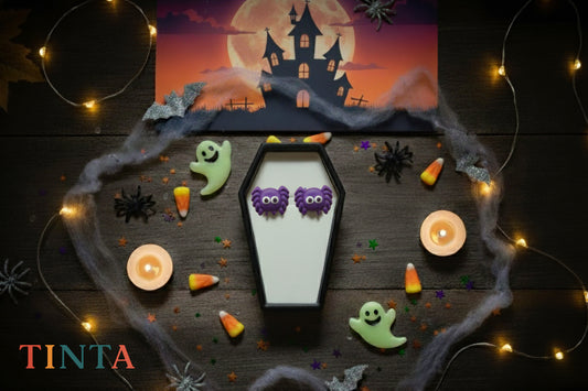 Spider Stud | Halloween Special | Polymer Clay Earring