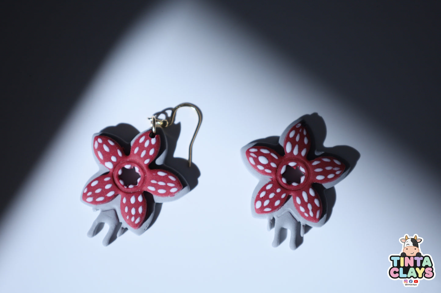 Handmade Shadow Creature Earrings | Horror-Inspired Polymer Clay Earrings | Spooky Monster Jewelry