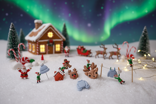 Sweater Stud | Christmas Special | Polymer Clay Earring