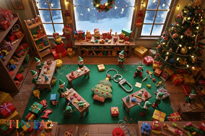 Christmas Tree Keychain | Christmas Bag Charm